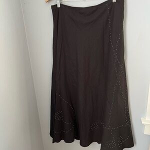Autograph Black A-Line Midi Skirt‎ for Work